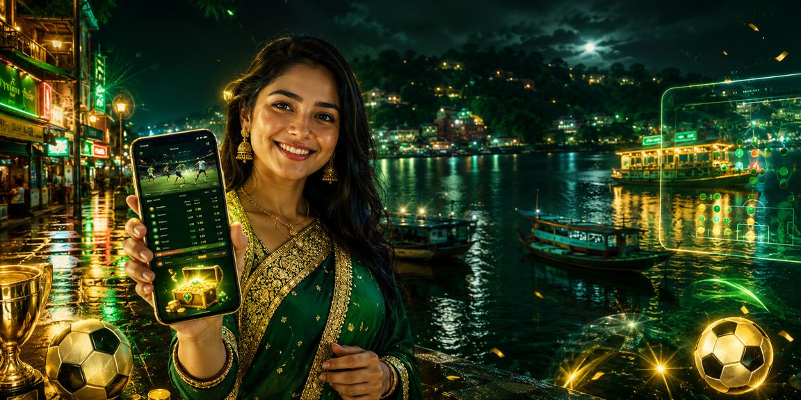 নিয়ন লাইটে রাঙ্গামাটি ক্যাসিনো বেটিং দৃশ্য